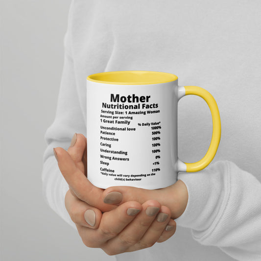 Mother Gift - Mother Mug With Nutritional Facts
