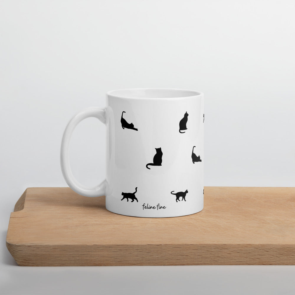 Cat Gift - Black Cat Mug With Pun