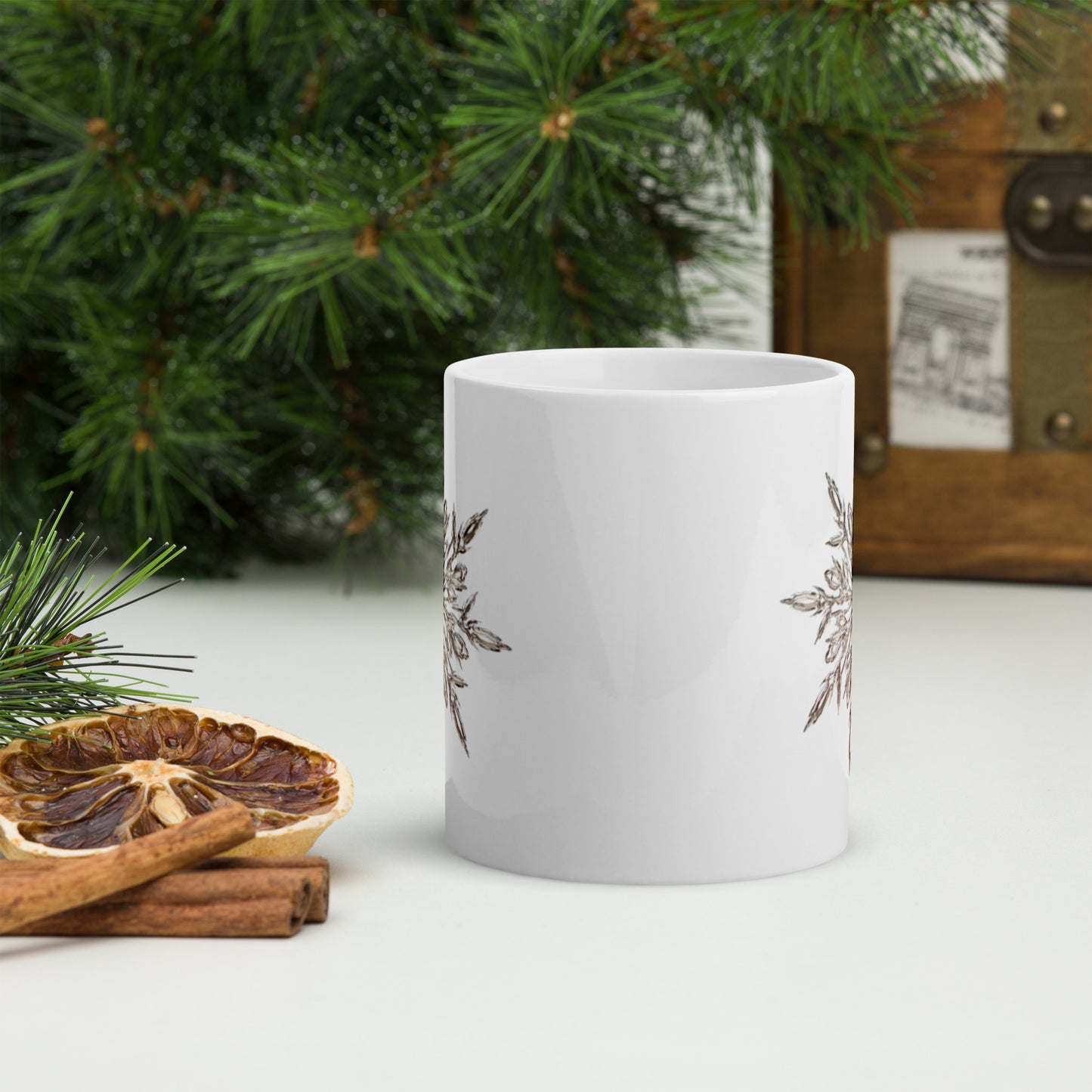 Snowflake White Mug