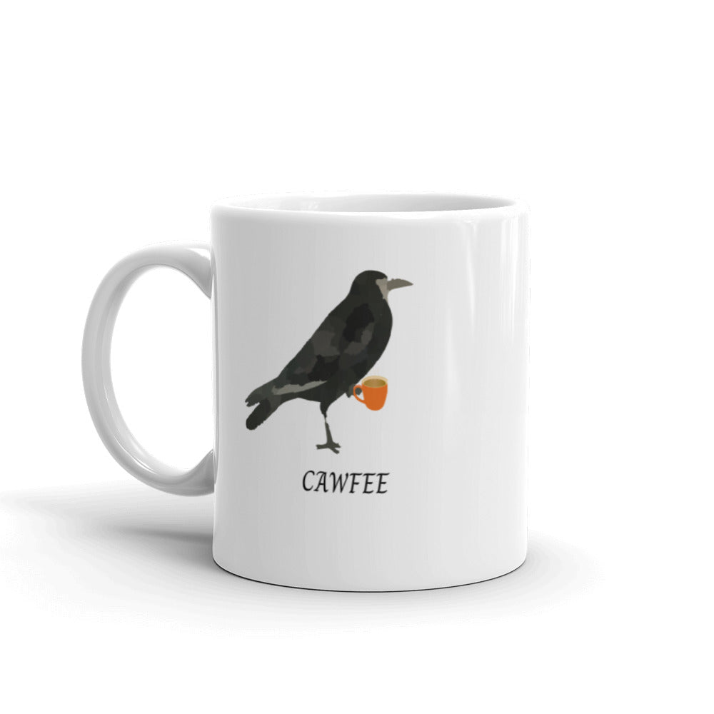 Bird Lover Gifts- Cawfee Mug