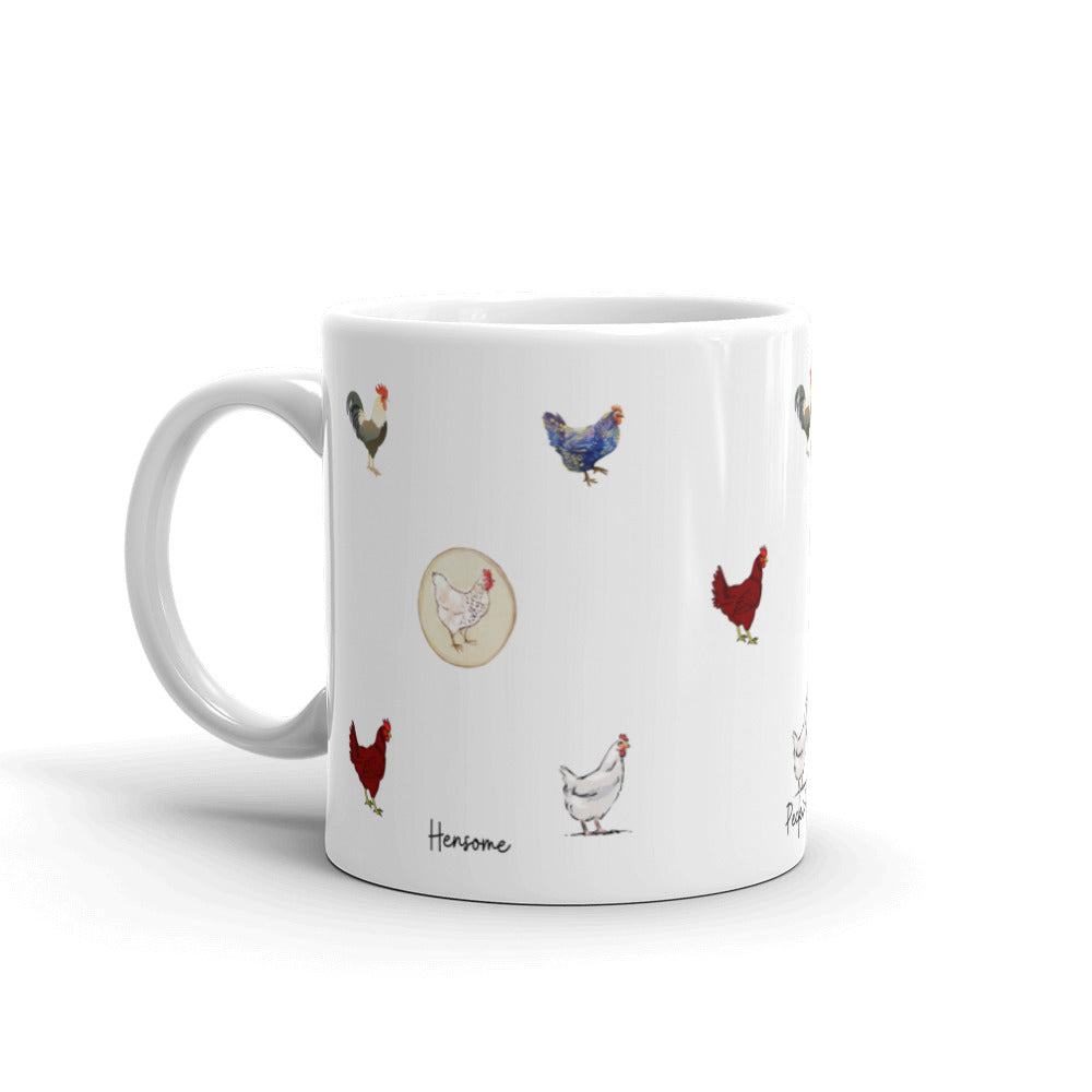 Chicken Coffee Mug, Easter Gifts For Adults, Perfect Gift For Chicken Keeper, Chicken Enthusiast