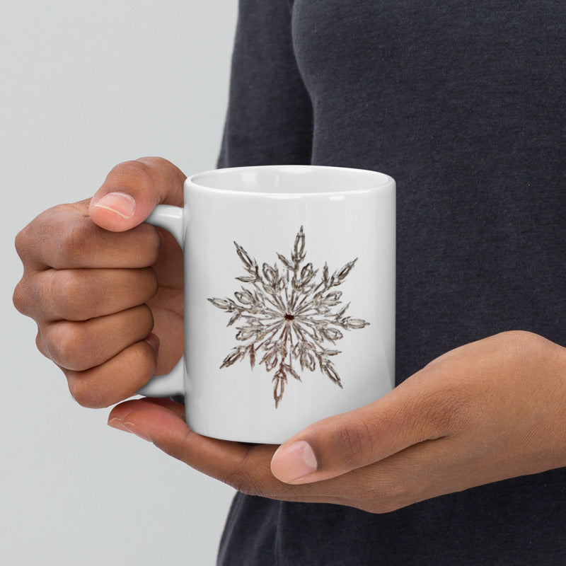 Snowflake White Mug