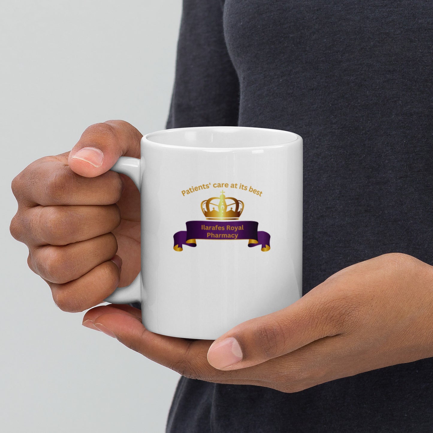 Ilarafes Royal White glossy mug