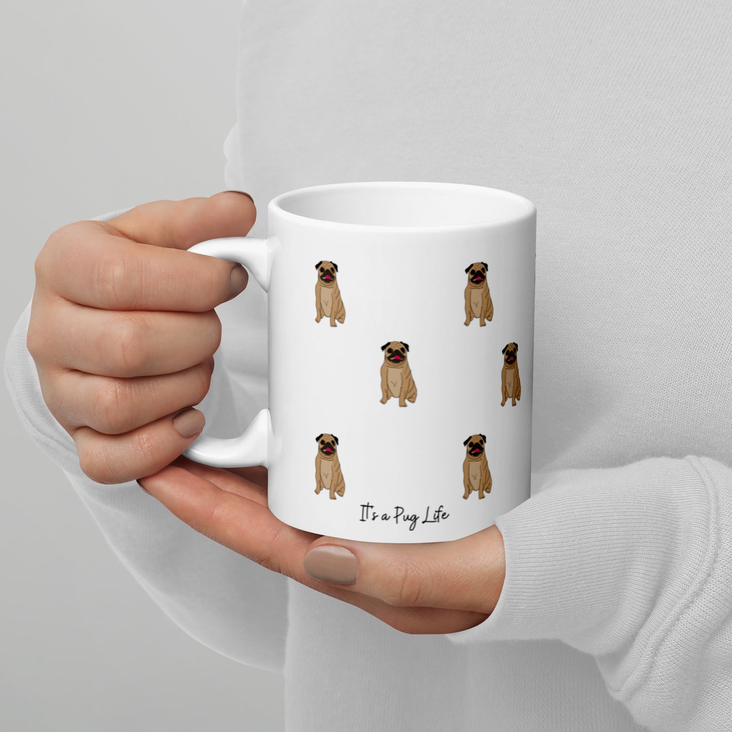 Pug Mug With Sweet Message