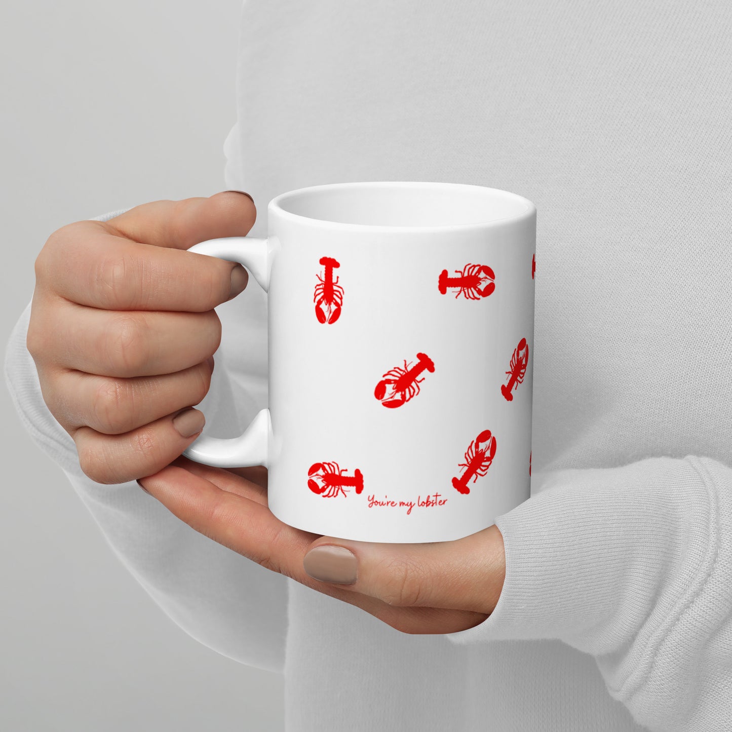 Lobster Mug With Sweet Message