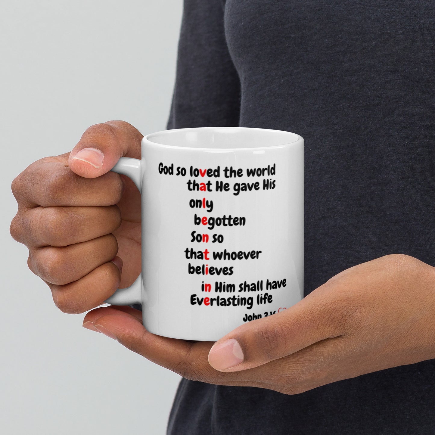 Valentine John 3:16 Mug