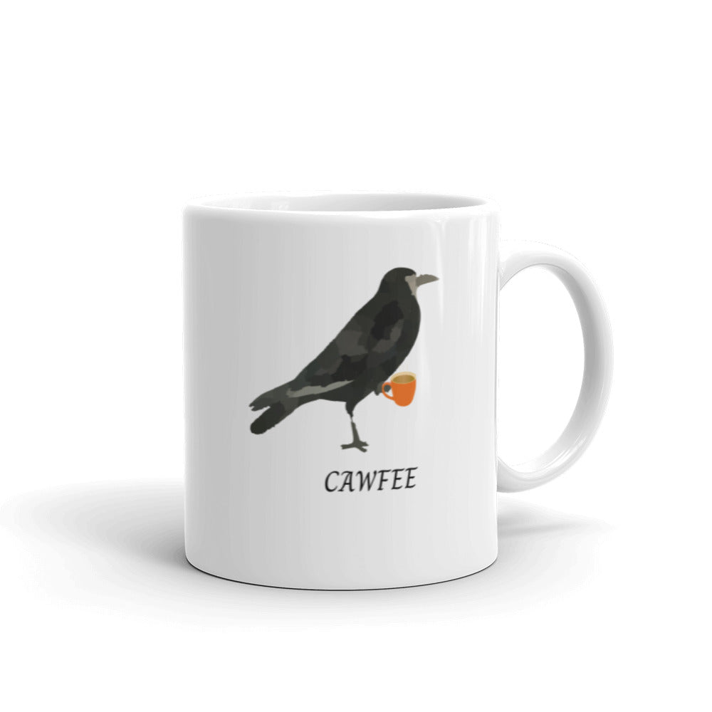 Bird Lover Gifts- Cawfee Mug