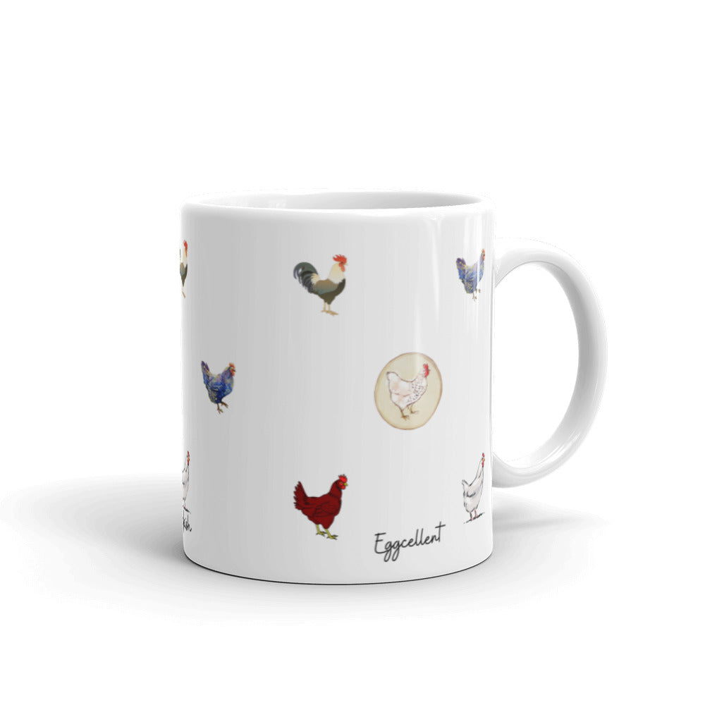 Chicken Coffee Mug, Easter Gifts For Adults, Perfect Gift For Chicken Keeper, Chicken Enthusiast