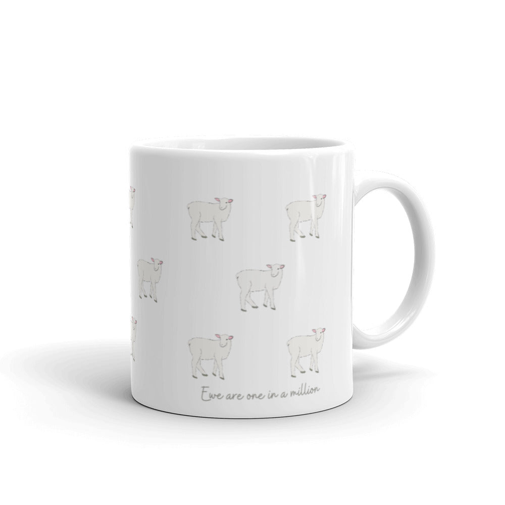 Easter / Mothers Day Gift - Mug With Sweet Sheep Pun Message