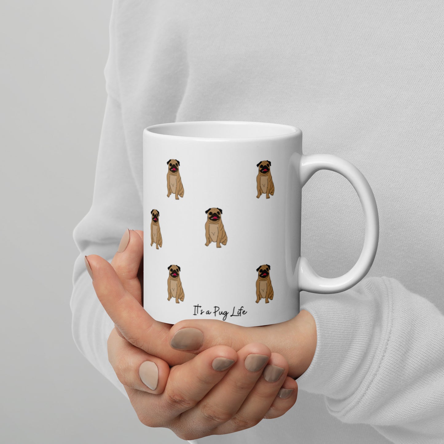 Pug Mug With Sweet Message