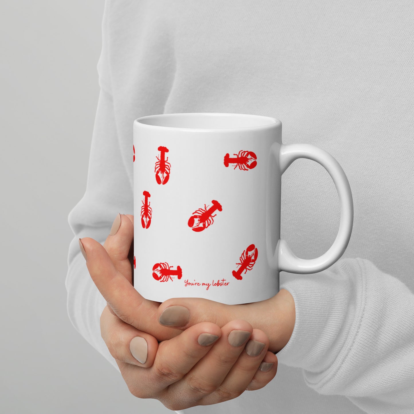 Lobster Mug With Sweet Message