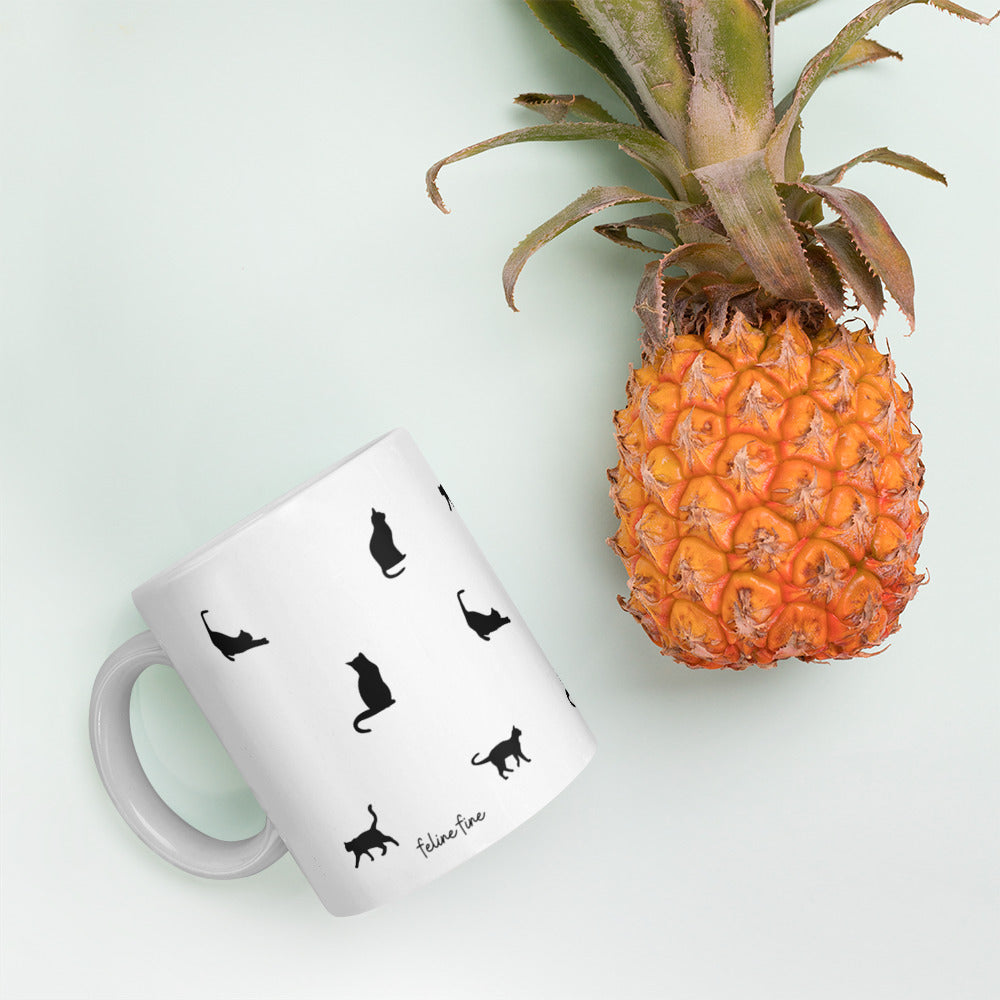 Cat Gift - Black Cat Mug With Pun