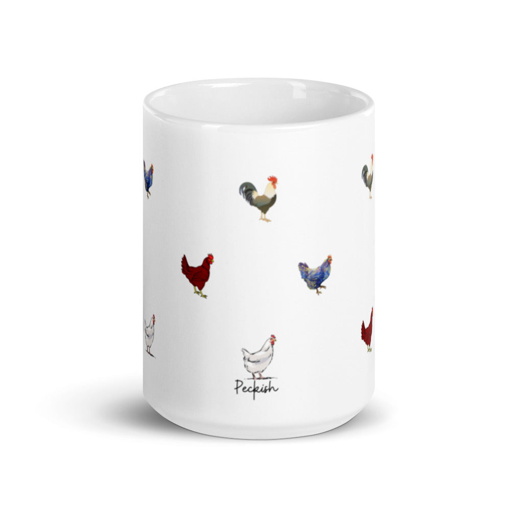 Chicken Coffee Mug, Easter Gifts For Adults, Perfect Gift For Chicken Keeper, Chicken Enthusiast