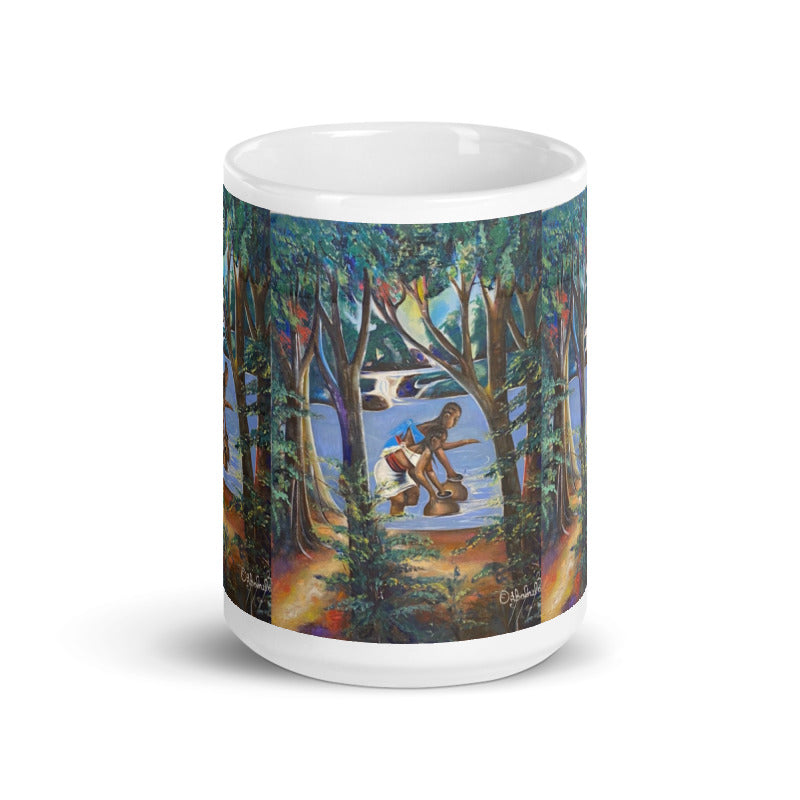 By The Riverside Art Print Mug