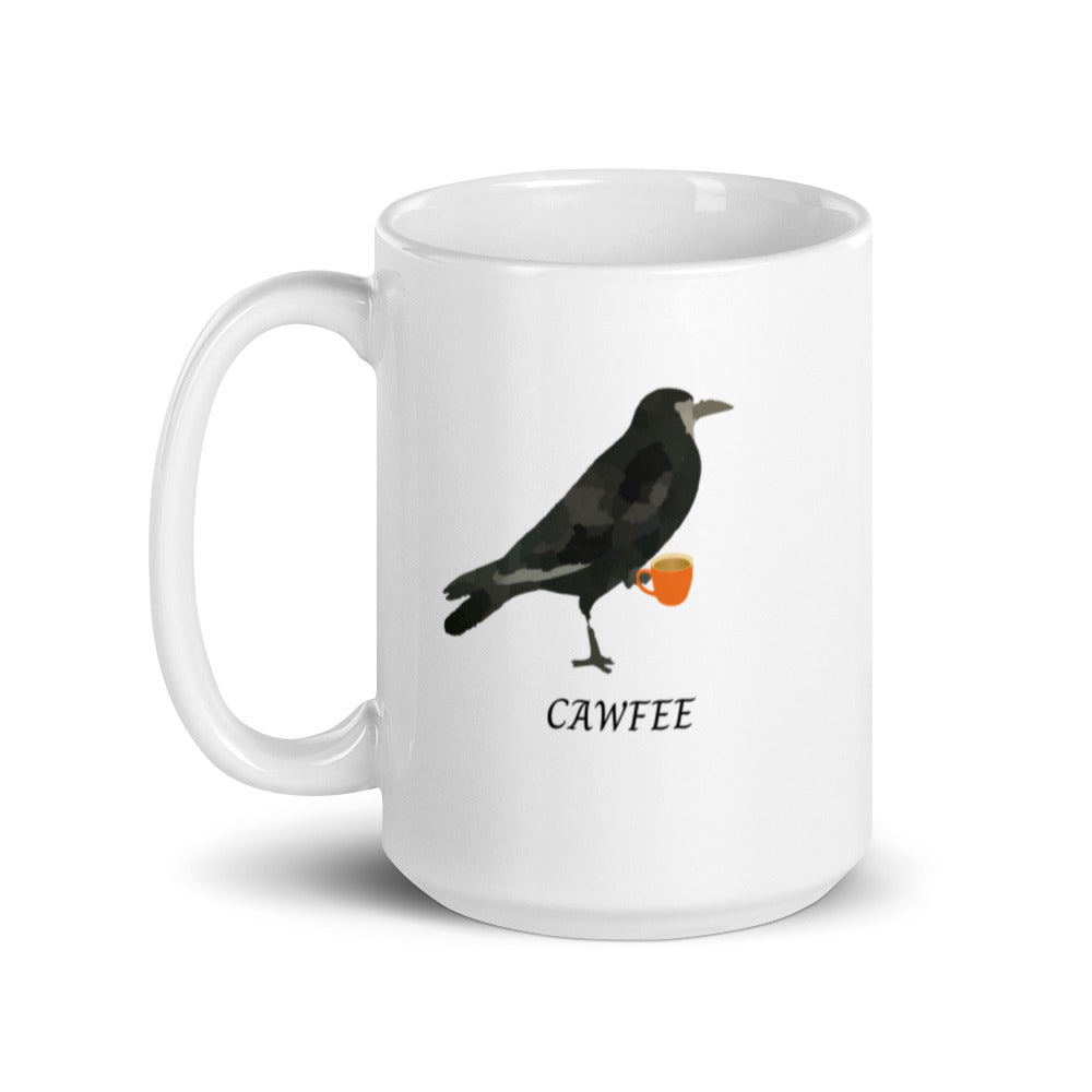 Bird Lover Gifts- Cawfee Mug