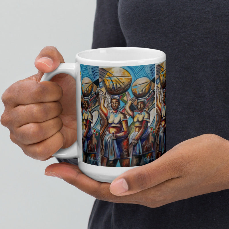 Rhythm Painting Print Mug