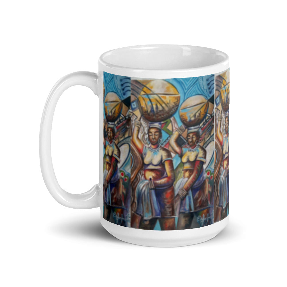 Rhythm Painting Print Mug