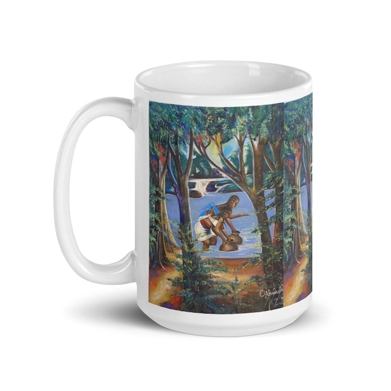 By The Riverside Art Print Mug