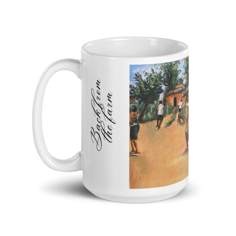 Back From The Farm Art Print Mug