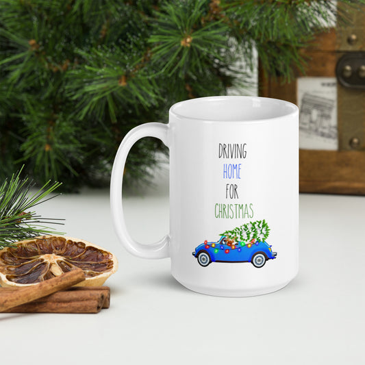 Driving Home For Christmas Mug