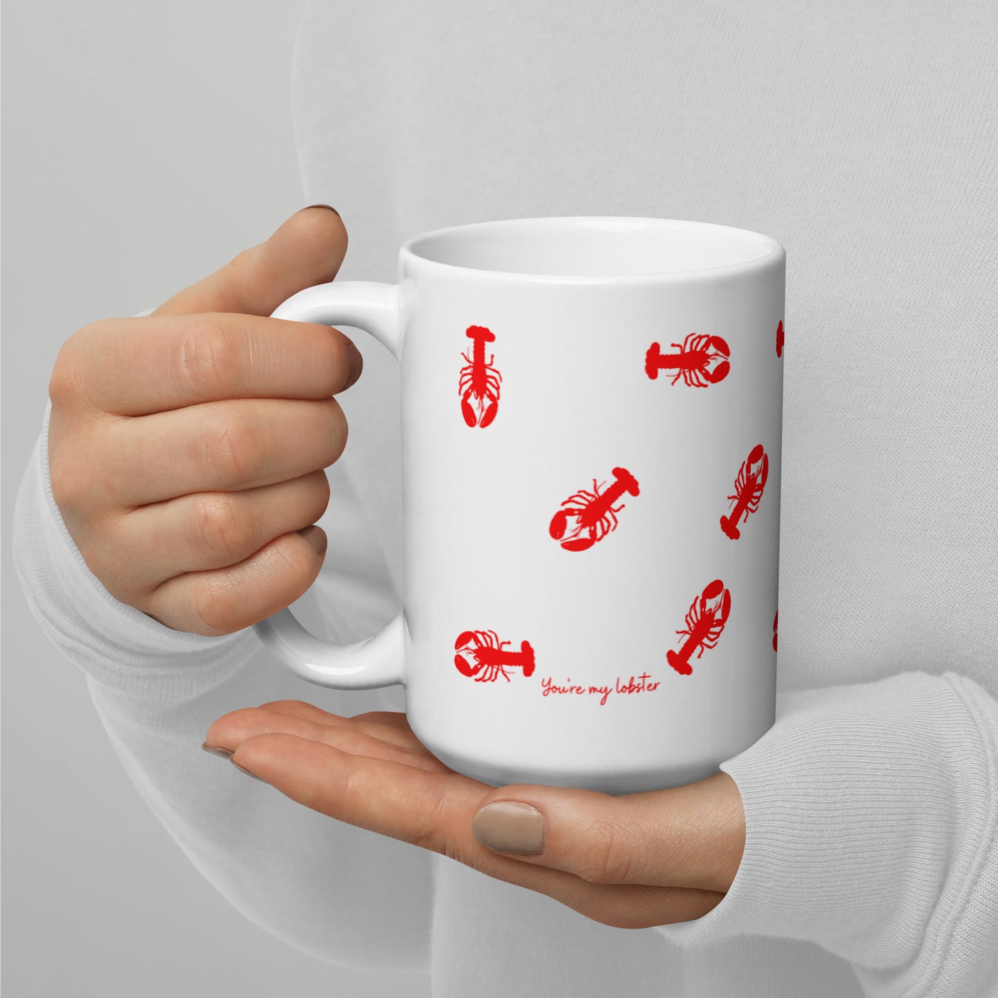 Lobster Mug With Sweet Message