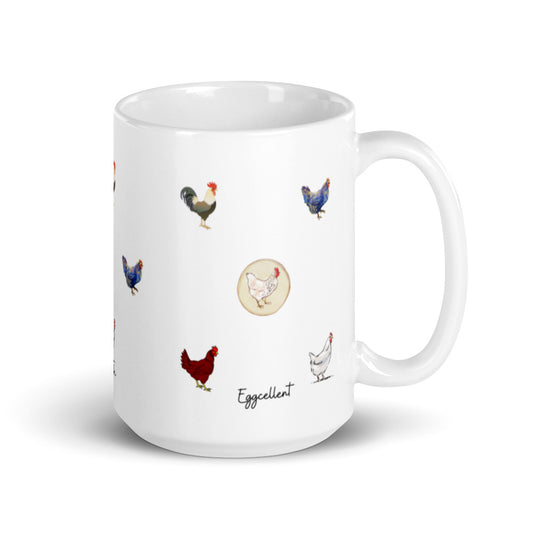 Chicken Coffee Mug, Easter Gifts For Adults, Perfect Gift For Chicken Keeper, Chicken Enthusiast