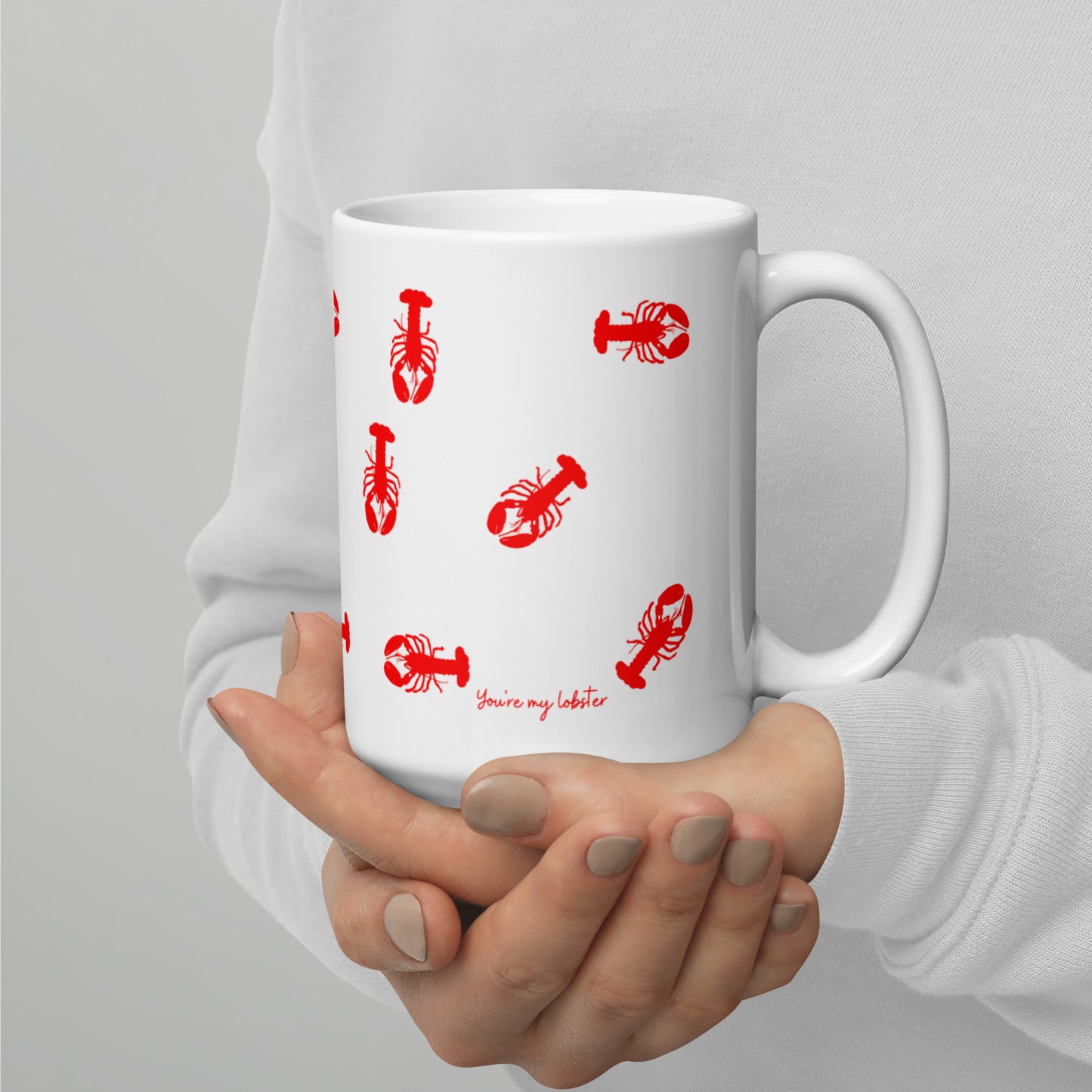 Lobster Mug With Sweet Message