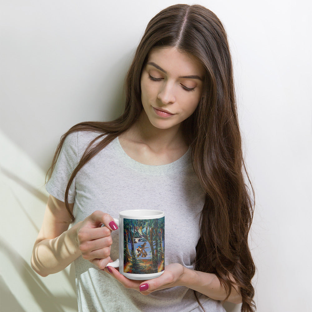 By The Riverside Art Print Mug