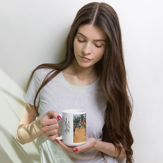 Back From The Farm Art Print Mug