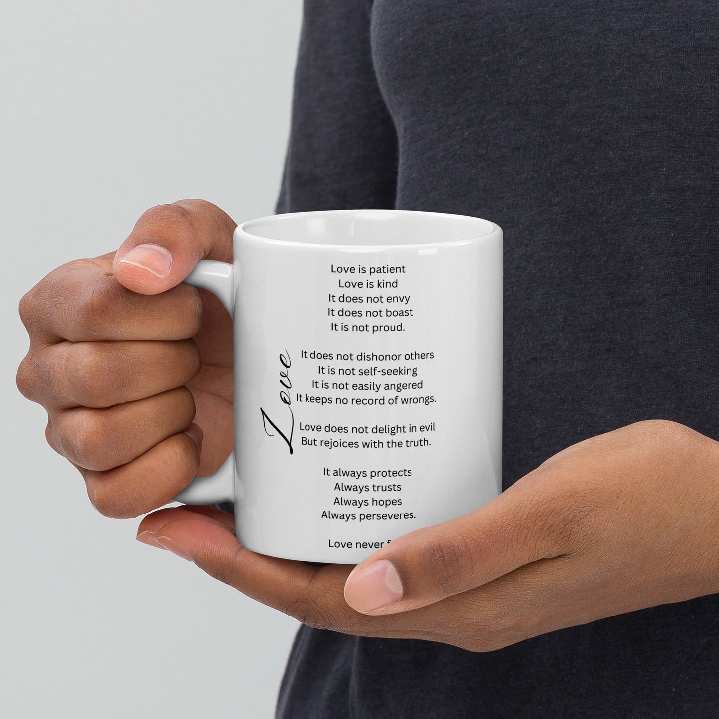 Love Is Patient Mug