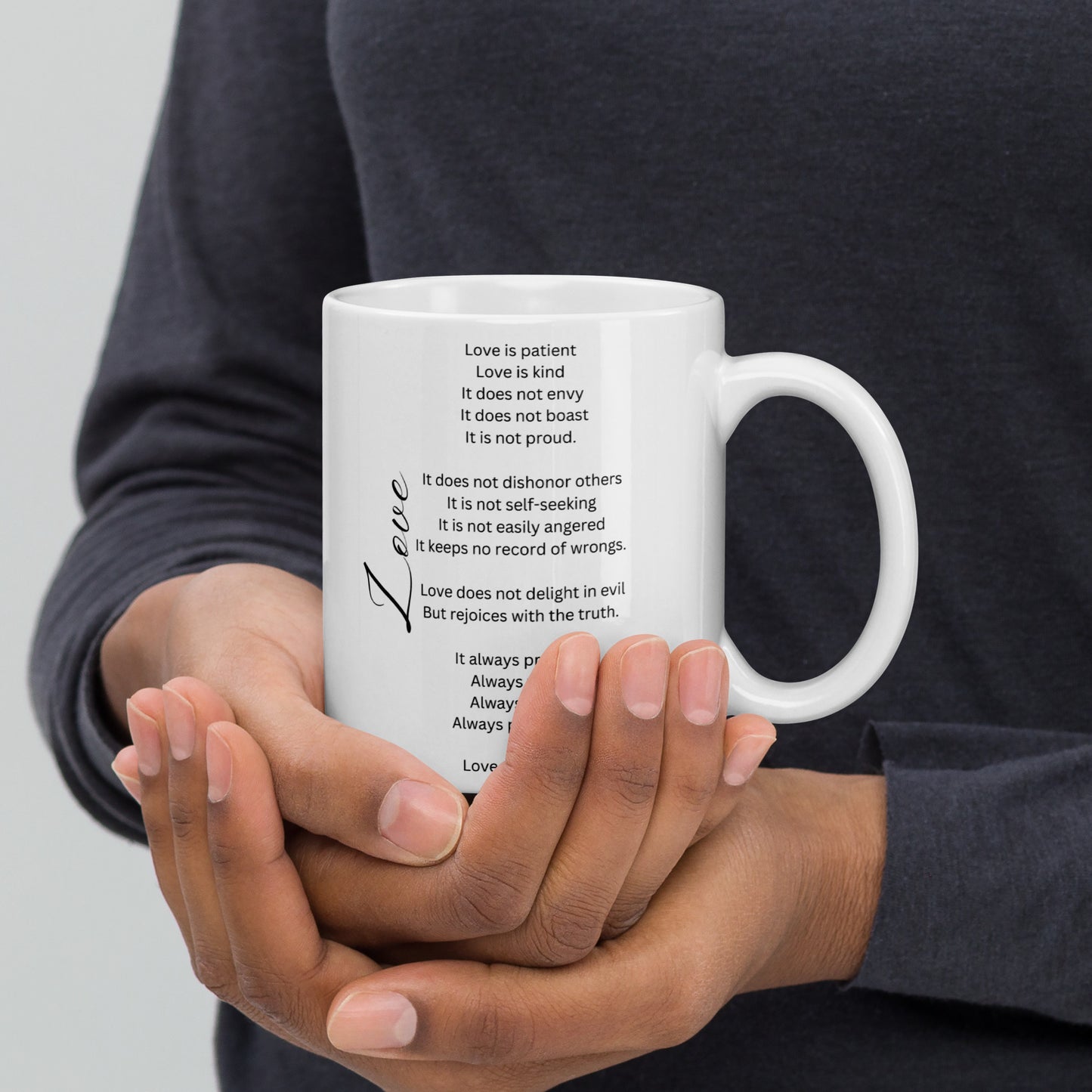 Love Is Patient Mug