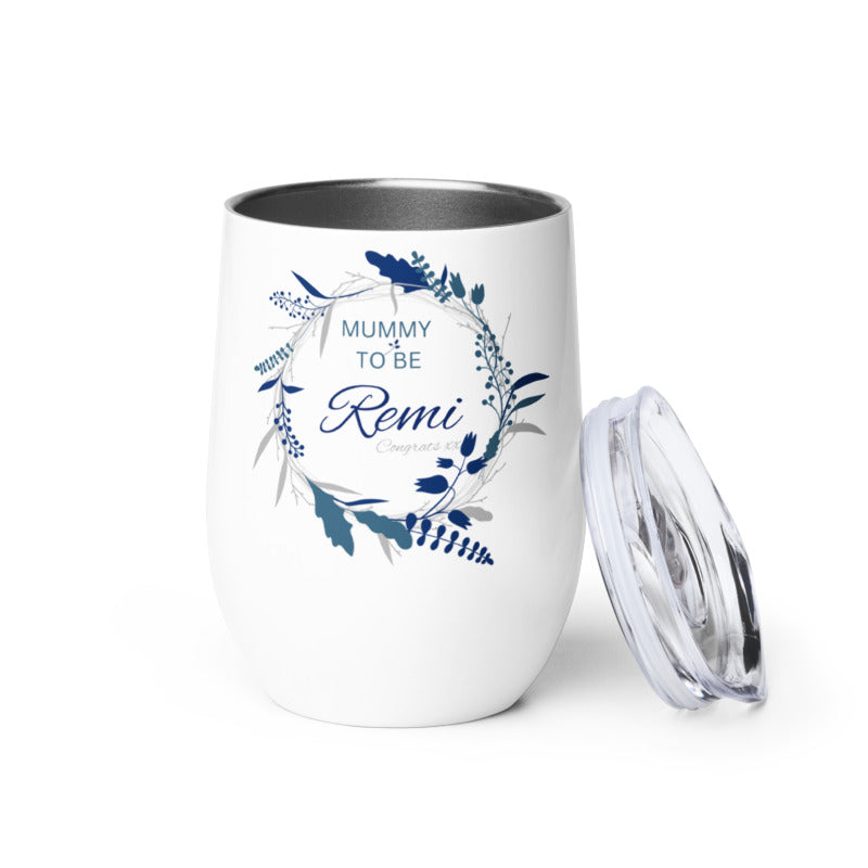 Personalized Baby Shower Wine tumbler