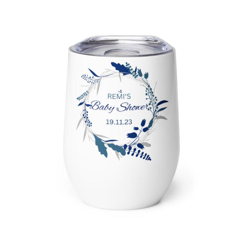 Personalized Baby Shower Wine tumbler