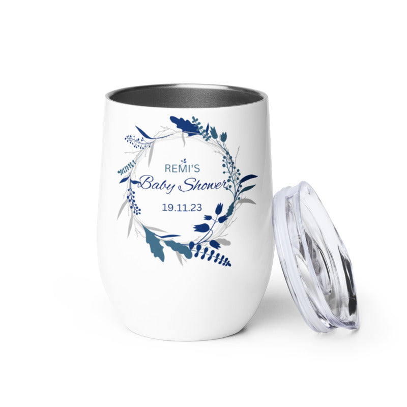 Personalized Baby Shower Wine tumbler