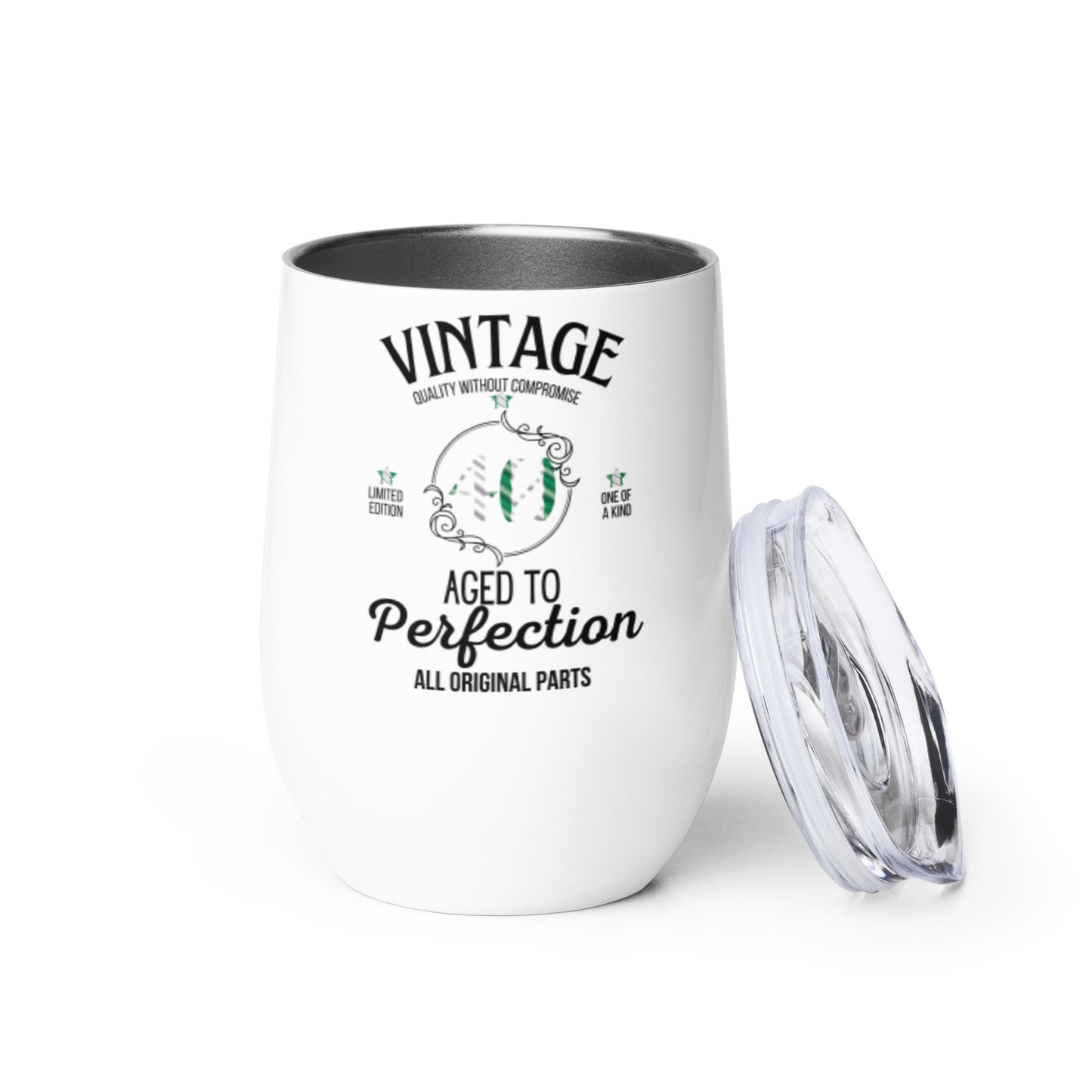 Personalised Nigerian Vintage Milestone Wine Tumbler