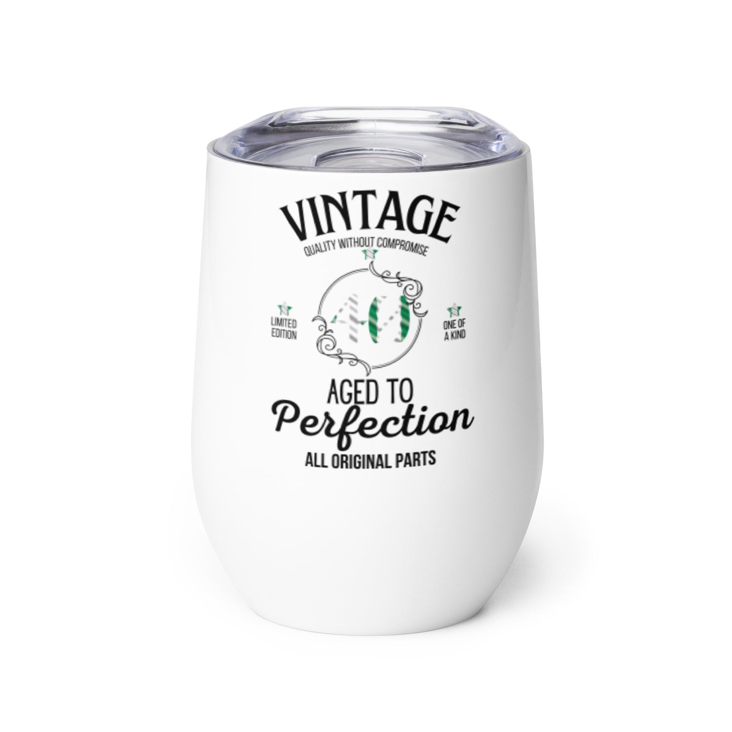 Personalised Nigerian Vintage Milestone Wine Tumbler