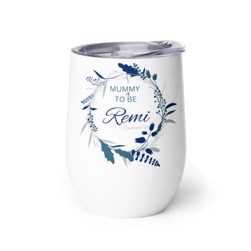 Personalized Baby Shower Wine tumbler