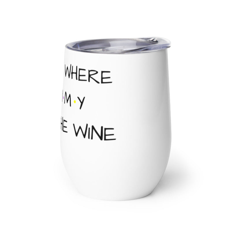 The One Where Mummy Drinks Wine Tumbler