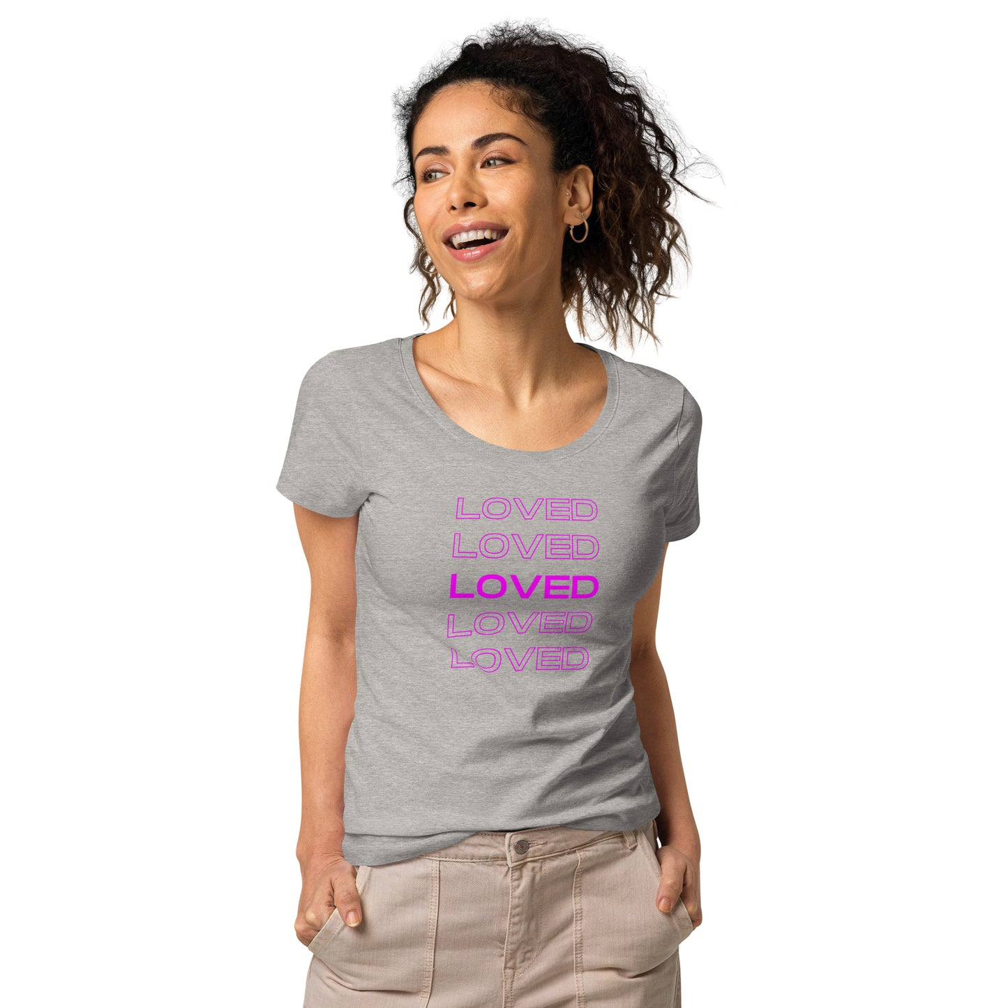 Loved, Women’s basic organic t-shirt