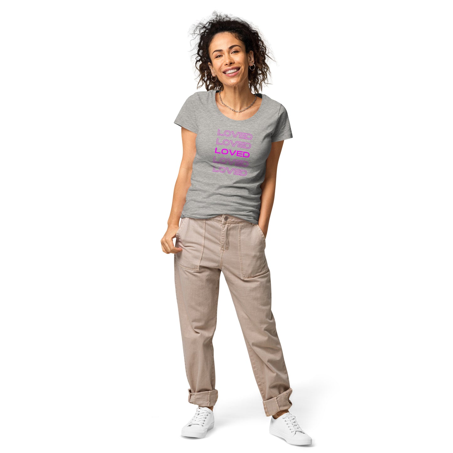 Loved, Women’s basic organic t-shirt