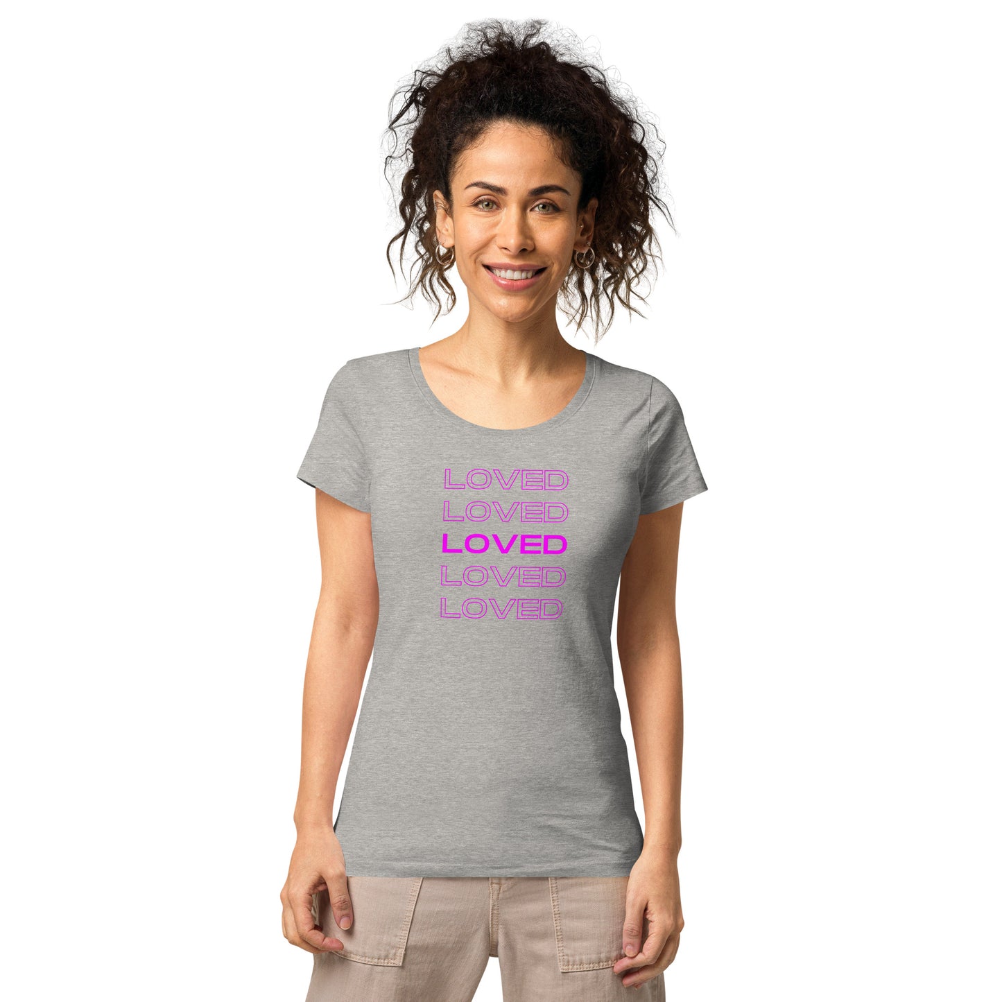 Loved, Women’s basic organic t-shirt