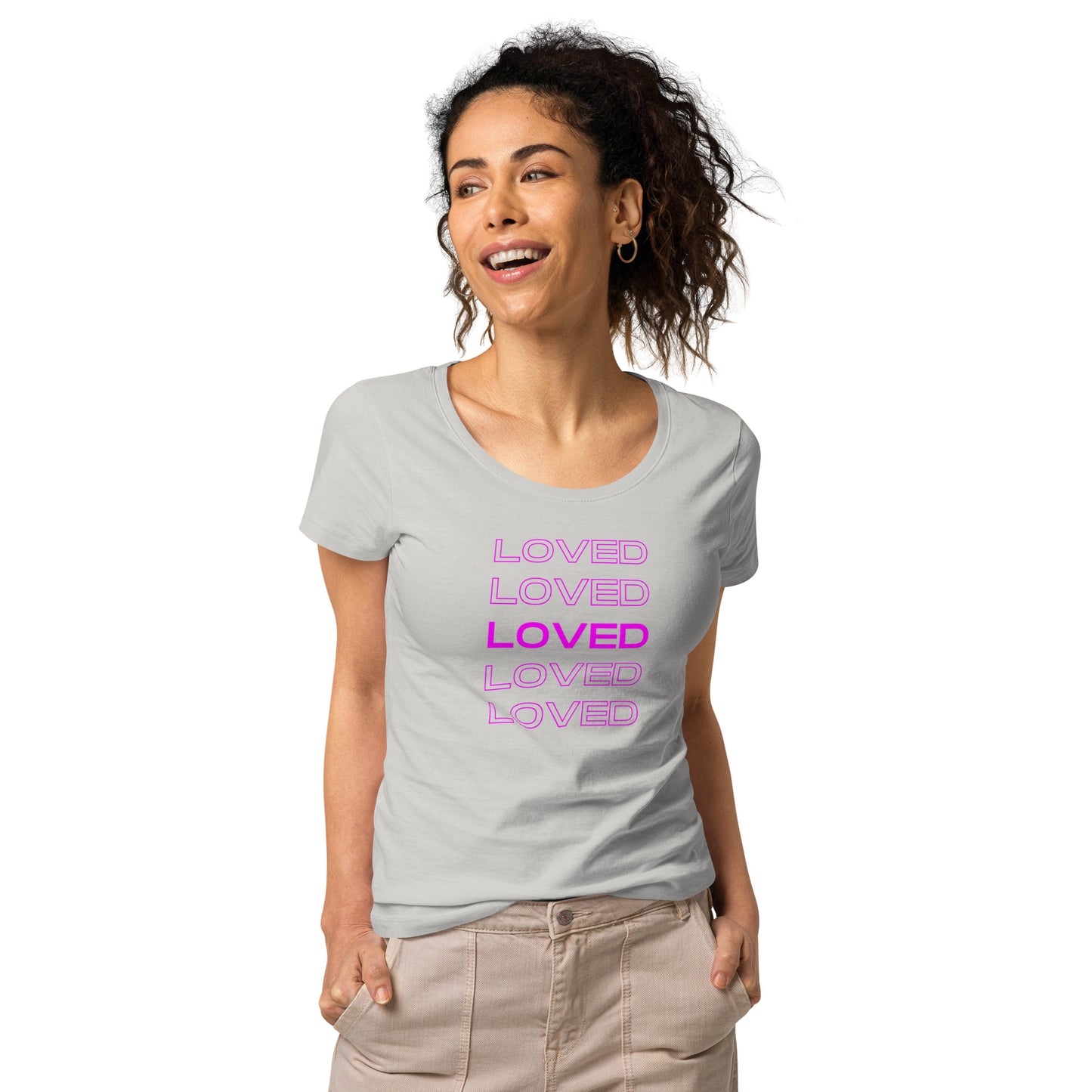 Loved, Women’s basic organic t-shirt