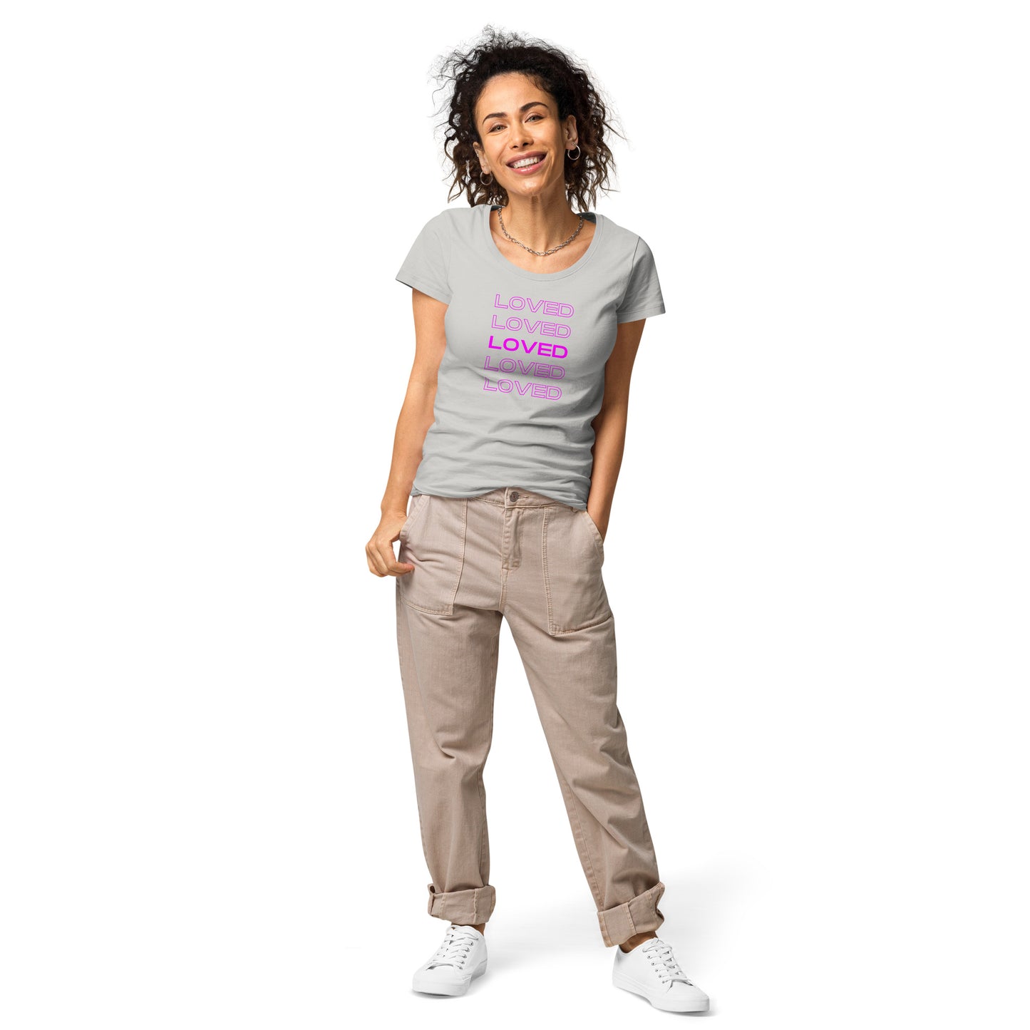 Loved, Women’s basic organic t-shirt