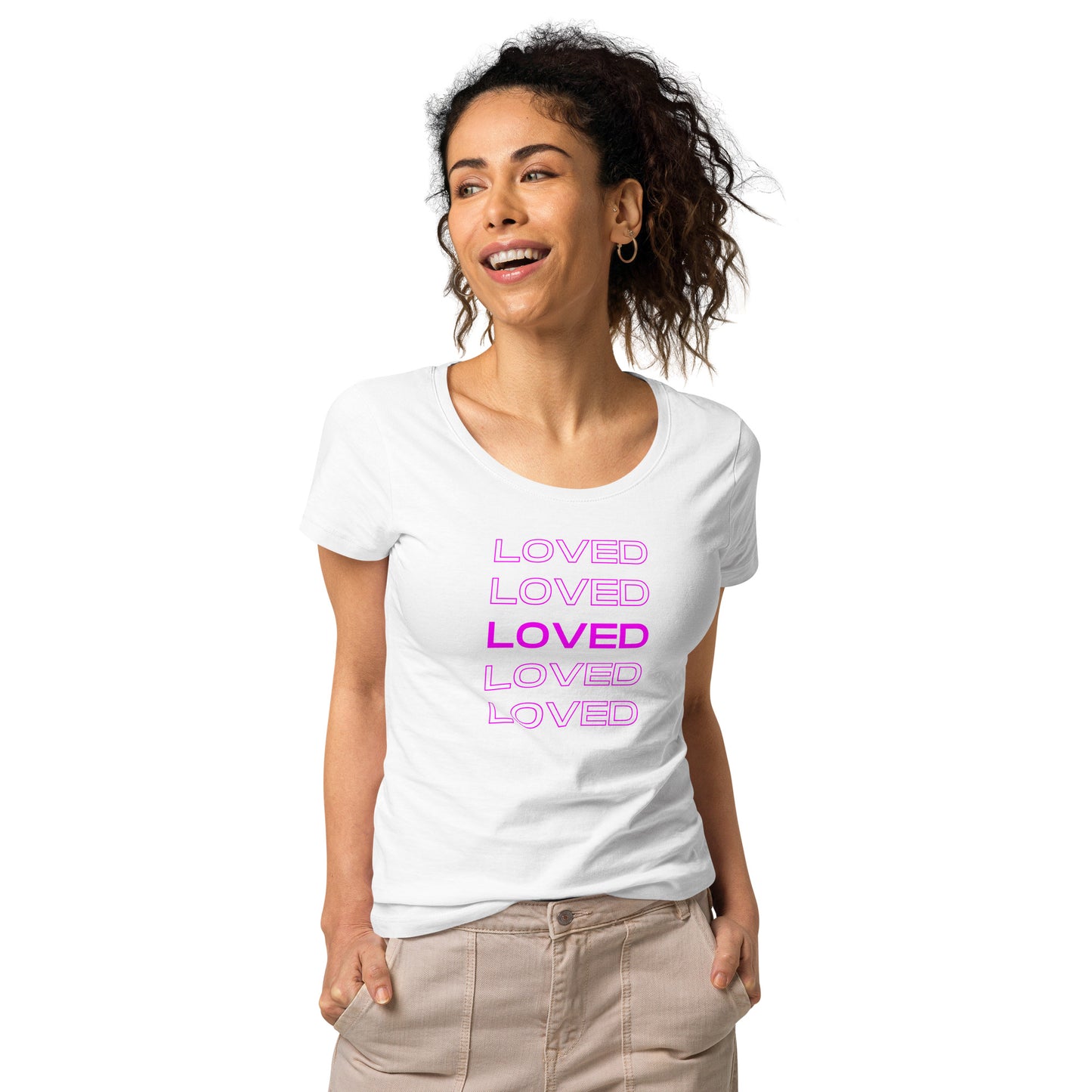 Loved, Women’s basic organic t-shirt