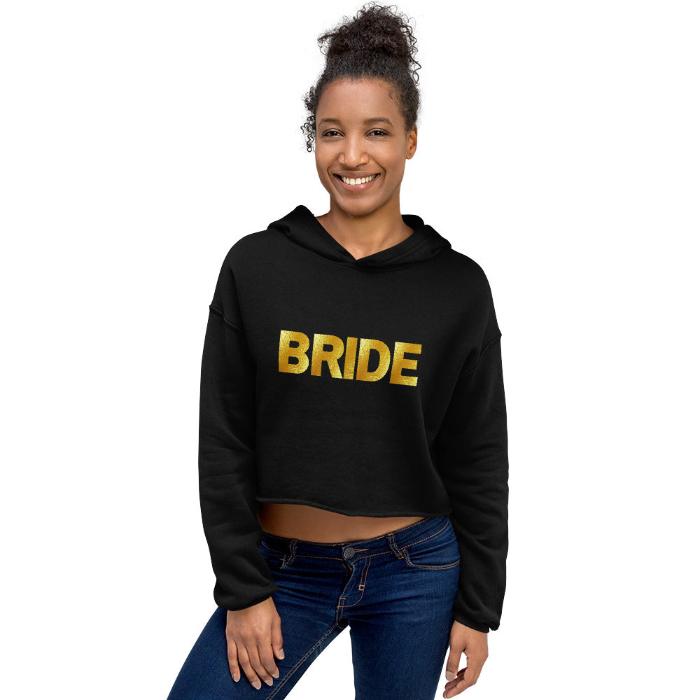 Bride Crop Hoodie