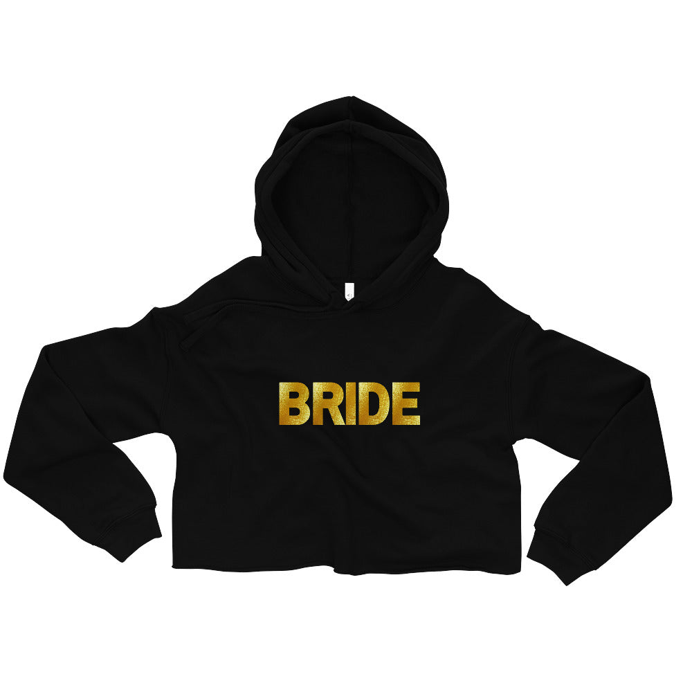 Bride Crop Hoodie