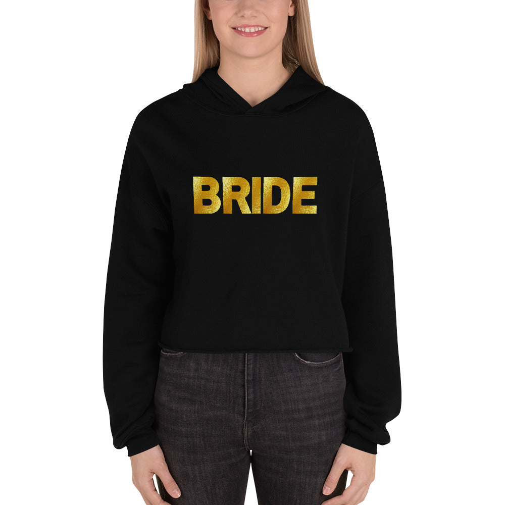 Bride Crop Hoodie