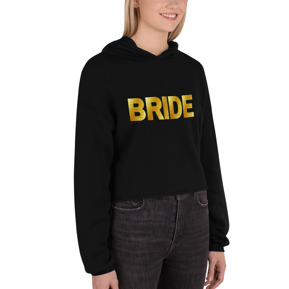 Bride Crop Hoodie