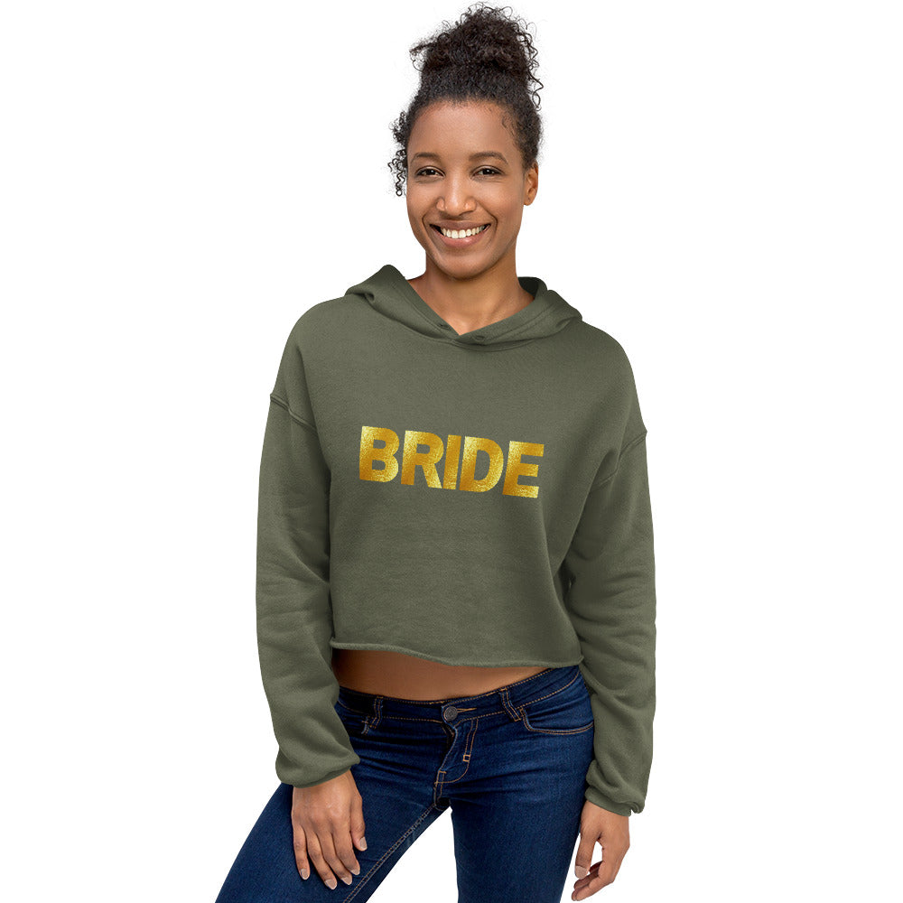 Bride Crop Hoodie