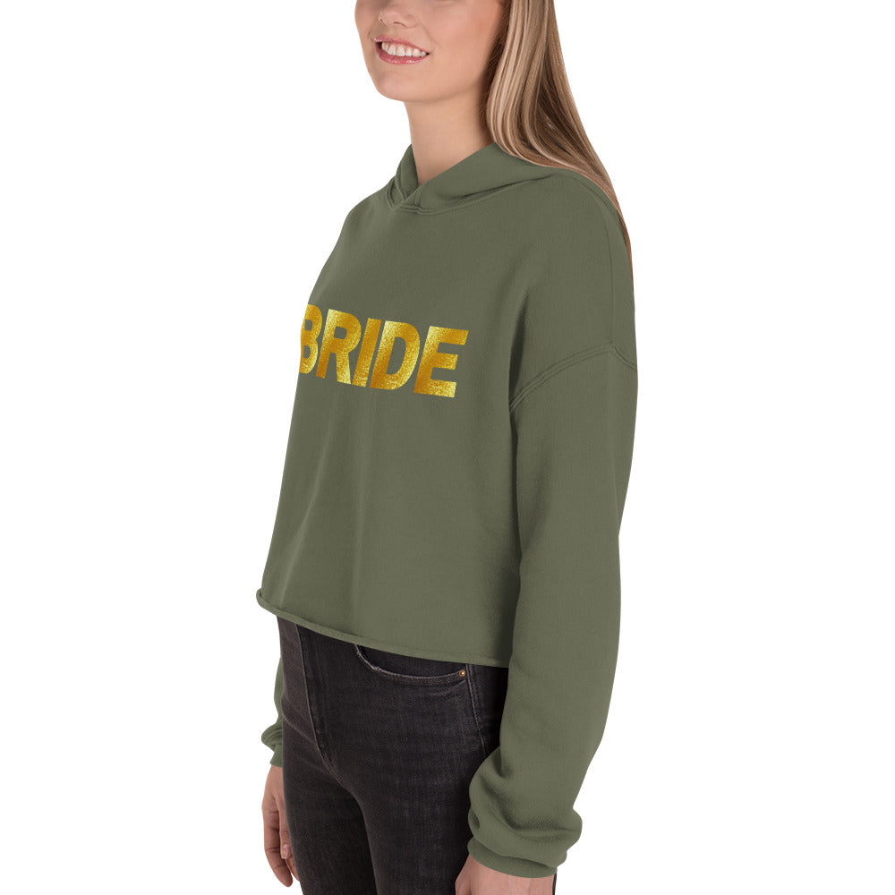 Bride Crop Hoodie